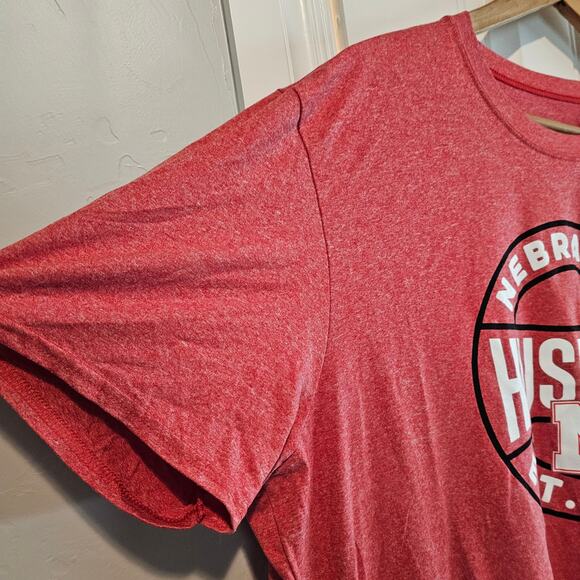 Nebraska Huskers T-Shirt Men 2XL Red Captivating College NCAA NEB Football - Picture 5 of 10